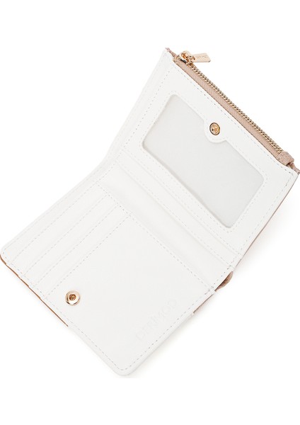 Kadın Bej Desenli Cüzdan 000A2D562314