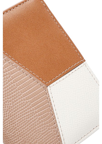 Kadın Bej Desenli Cüzdan 000A2D562314