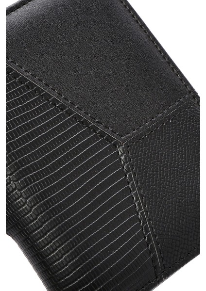 Kadın Siyah Desenli Cüzdan 000A2D562314