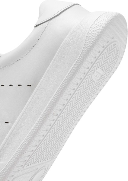 Erkek Beyaz Bağcıklı Deri Sneaker 25SFD707518