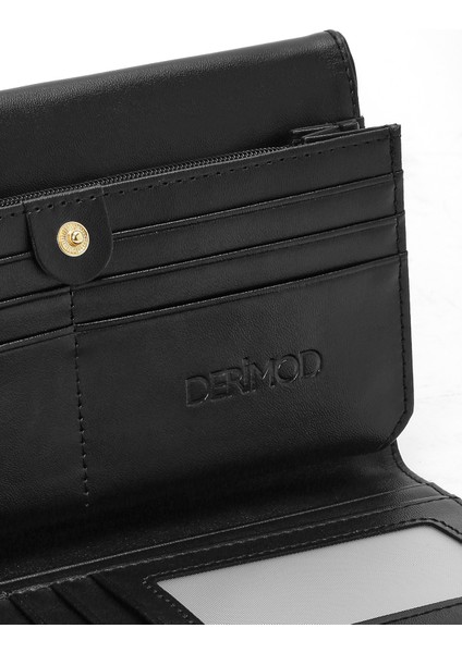 Kadın Siyah Cüzdan 000A2D562818