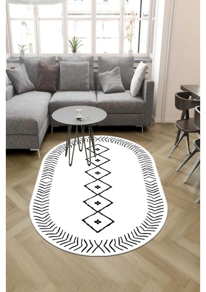 Yolluk Halı – Kaymaz Tabanlı, Yıkanabilir, Yumuşak Dokulu, Şık ve Dayanıklı Tasarım (Oval Iskandinav Saçaksız) fiyatları