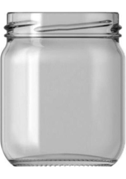 Beyaz Cam Kavanoz 210 Cc, 10'lu Set, Kapaklı, Reçel ve Bal Saklama Için Ideal