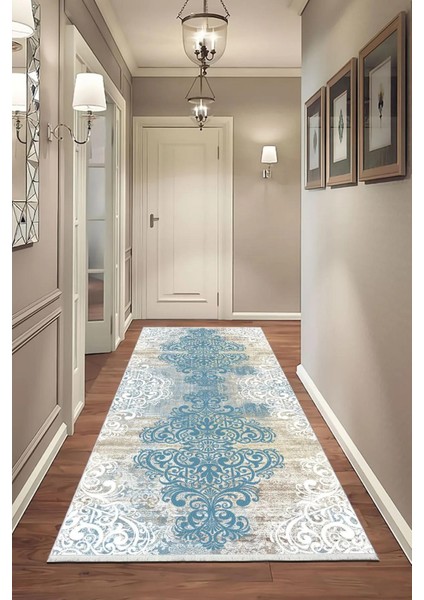 Yolluk Halı – Kaymaz Tabanlı, Yıkanabilir, Yumuşak Dokulu, Şık ve Dayanıklı Tasarım (549 E Y)