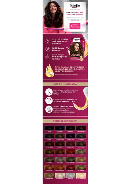 Deluxe Kalıcı Renkler 8-5 Bej Sarı Saç Boyası