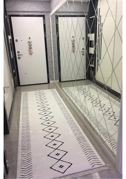 Yolluk Halı – Kaymaz Tabanlı, Yıkanabilir, Yumuşak Dokulu, Şık ve Dayanıklı Tasarım (Iskandinav Yolluk)