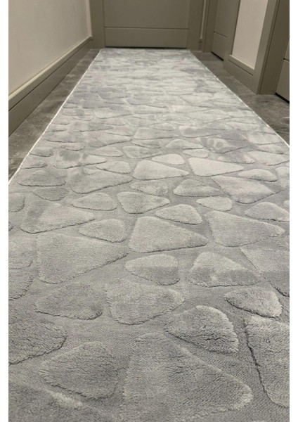 Yolluk Halı – Kaymaz Tabanlı, Yıkanabilir, Yumuşak Dokulu, Şık ve Dayanıklı Tasarım (Klm Taş Peluş Gri Yolluk) fiyatları
