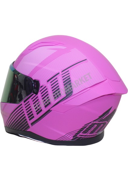 Mts M-910 Lady Fuchsia Full Face Kadın Kask – Güneş Vizörlü, Dot- fırsatları