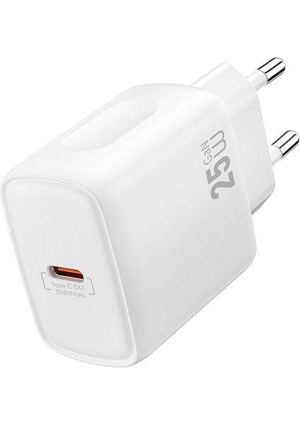 WI-G016 Essen Serisi Gan Tech Pd Hızlı Şarj Özellikli Şarj Başlığı 25W Beyaz fiyatları