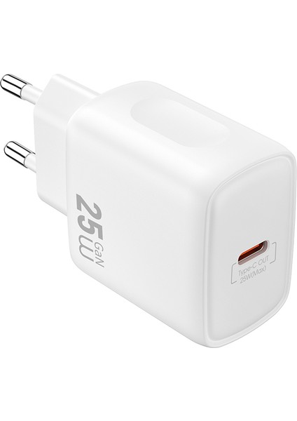 WI-G016 Essen Serisi Gan Tech Pd Hızlı Şarj Özellikli Şarj Başlığı 25W Beyaz fırsatları