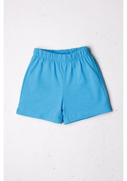 Kız Çocuk Şort Esnek Bel Basic Rahat Kalıp