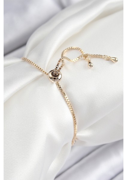 Pirinç Zirkon Taşlı Kiraz Model Gold Renk Asansörlü Kadın Bileklik fiyatları