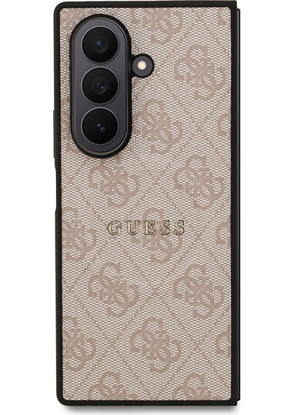Galaxy Z Fold 7 Uyumlu Kılıf Guess Lisanslı M-Safe Özellikli 4g Desen Yazı Logolu Kapak Pembe fiyatları