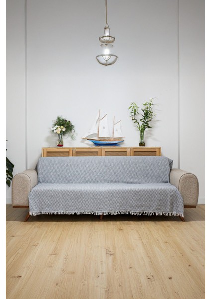Gri Pamuklu 180X200 cm Koltuk Örtüsü, Yıkanabilir ve Şık Tasarım. modelleri