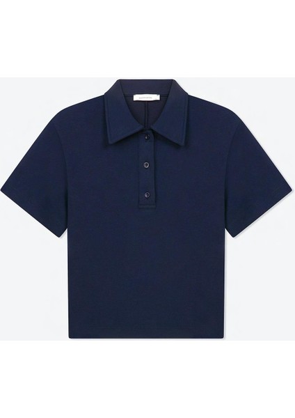 Lacivert Jane Polo Yaka Tişört modelleri