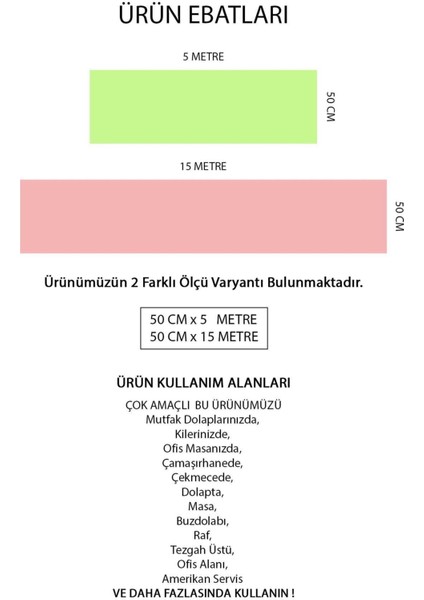 Renkli Dolap Içi Çekmece ve Vitrin Koruyucu Örtüsü, Şık ve Pratik Tasarım fırsatları