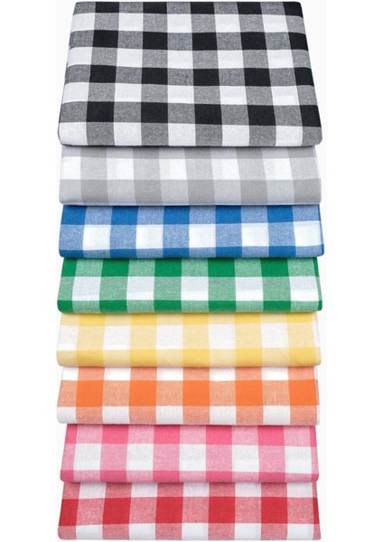 Gri Beyaz Kareli Çok Amaçlı Masa Örtüsü, Piknik ve Mutfak Kullanımı Için Ideal modelleri