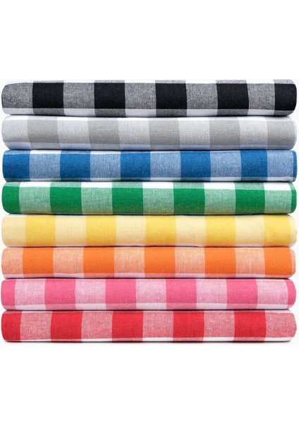 Gri Beyaz Kareli Çok Amaçlı Masa Örtüsü, Piknik ve Mutfak Kullanımı Için Ideal indirimleri