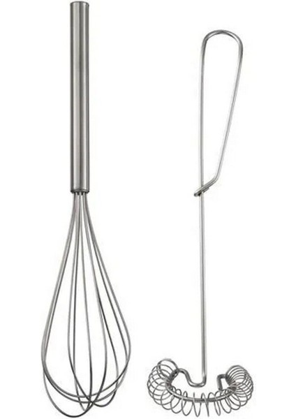 Paslanmaz Çelik 2'li Çırpıcı Seti, Dayanıklı ve Şık Mutfak Gereci fırsatları