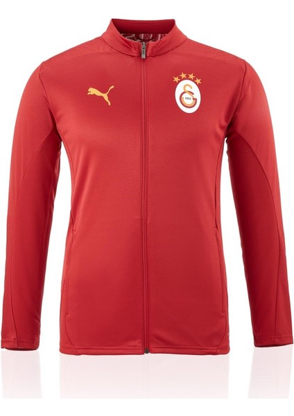 Orijinal Lisanslı A Takım Tam Fermuarlı Uzun Kollu Antrenman Üst Kırmızı Sweat