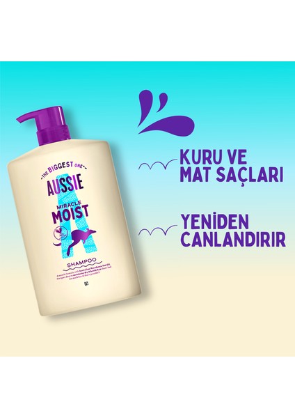 Miracle Moist Kuru Saçları Canlandıran Nemlendirici Şampuan 1000ML