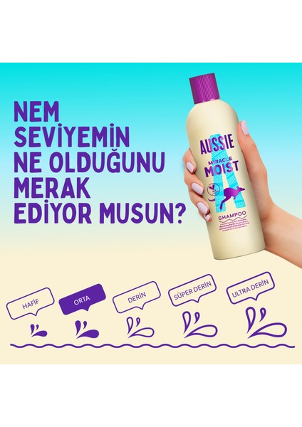 Miracle Moist Kuru Saçları Canlandıran Nemlendirici Şampuan 1000ML