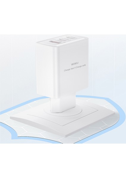 WI-G005 Essen Serisi Gan Tech Pd Hızlı Şarj Özellikli Şarj Başlığı 65W Beyaz fırsatları