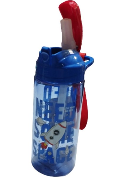 Mavi 500 ml Tritan Pipetli Suluk, Şık ve Dayanıklı Içecek Kabı fiyatları