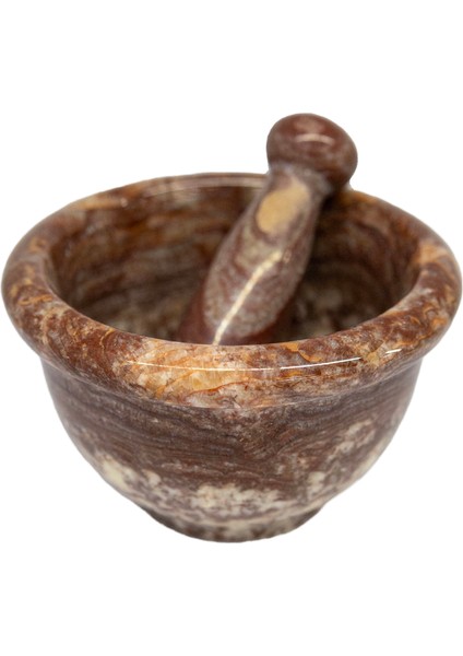 Balıkesir Taşı El Yapımı Doğal Taş Havan – Battal & Orta Boy Seçenekli