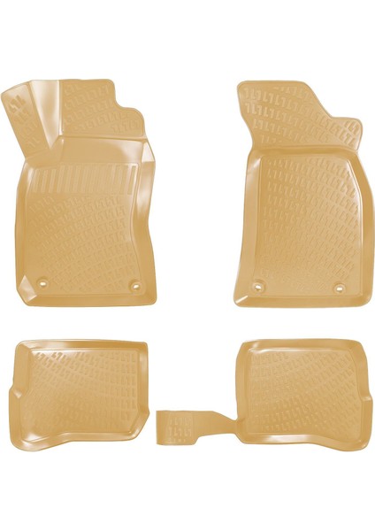 Skoda Super B I Bej 3D Havuzlu Paspas 2002 ve 2008