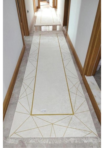 Yolluk Halı – Kaymaz Tabanlı, Yıkanabilir, Yumuşak Dokulu, Şık ve Dayanıklı Tasarım (Poligon Gold Yolluk) fiyatları