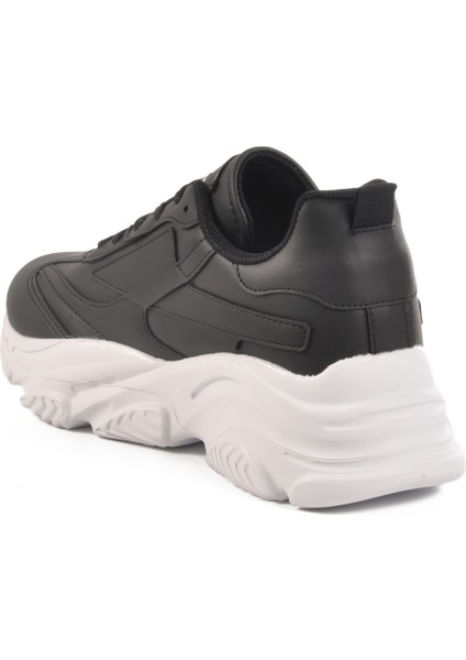 Siyah Beyaz Bağcıklı Kadın Sneaker DRK171 G fırsatları