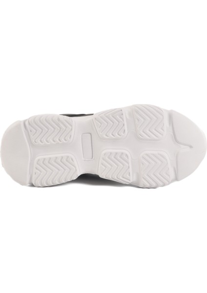 Siyah Beyaz Bağcıklı Kadın Sneaker DRK171 G indirimleri