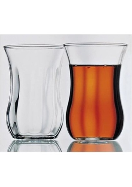 6'lı Optikli Beyaz Çay Bardağı 95 Cc, Şık ve Kullanışlı Tasarım