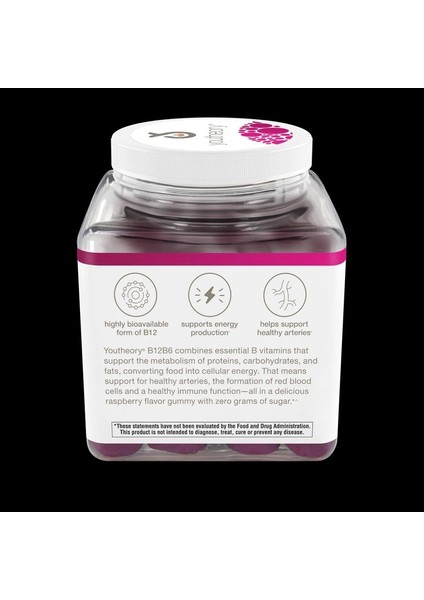 B12B6 - Vegan Vitamin B6 & Vitamin B12 - Offers Brain Health, Energy & Immunity Support* - Dairy, Soy & Gluten Free - 60 Vege fırsatları
