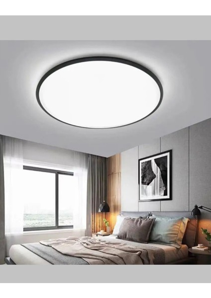 Antrasit Renk Büyük Boy 24W Tavan Aydınlatma Armatür Plafonyer LED fiyatları