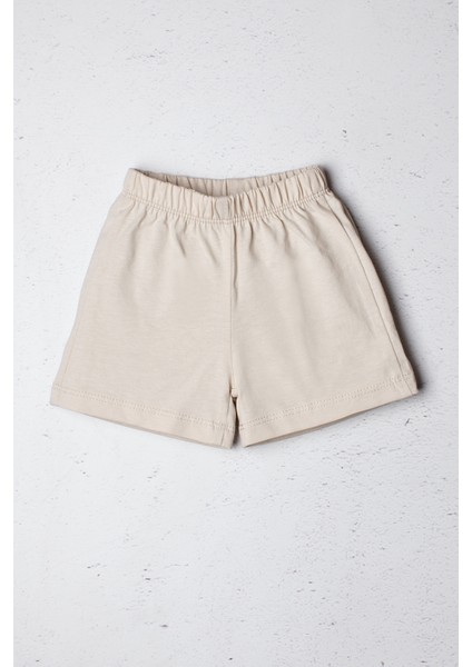 Kız Çocuk Şort Esnek Bel Basic Rahat Kalıp modelleri