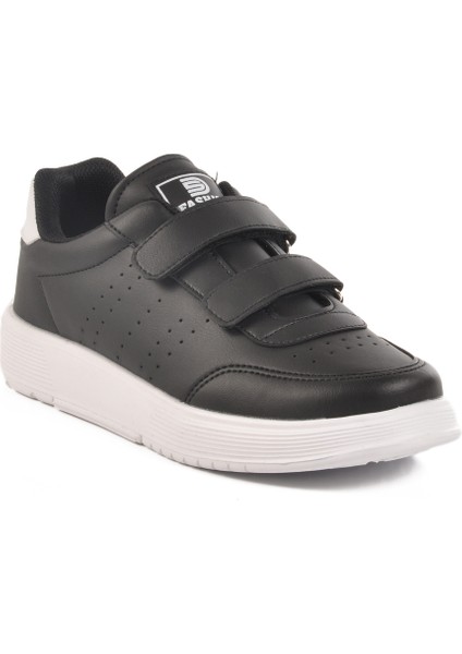 Siyah Beyaz Cırtlı Unisex Spor Ayakkabı DRK158 G modelleri