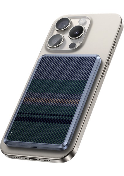 MP15 Armorgo M-Safe Özellikli Aurora Serisi Aramid Fiber Powerbank 15W 5000MAH Siyah-Yeşil fiyatları