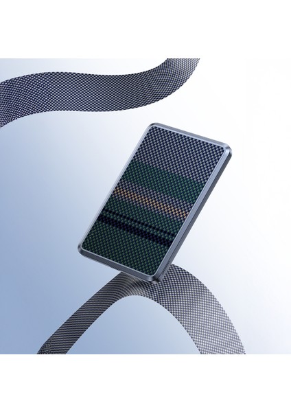 MP15 Armorgo M-Safe Özellikli Aurora Serisi Aramid Fiber Powerbank 15W 5000MAH Siyah-Yeşil modelleri