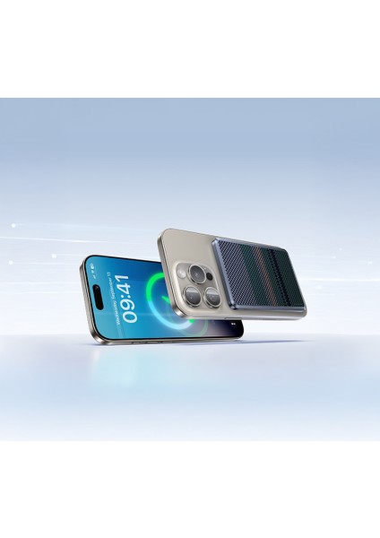 MP15 Armorgo M-Safe Özellikli Aurora Serisi Aramid Fiber Powerbank 15W 5000MAH Siyah-Yeşil fırsatları