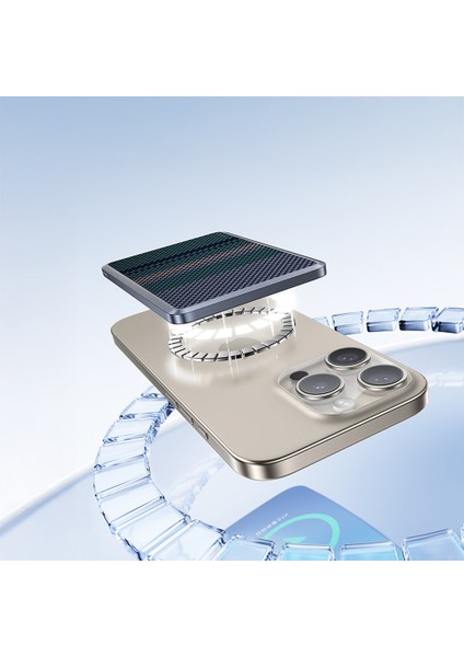 MP15 Armorgo M-Safe Özellikli Aurora Serisi Aramid Fiber Powerbank 15W 5000MAH Siyah-Yeşil