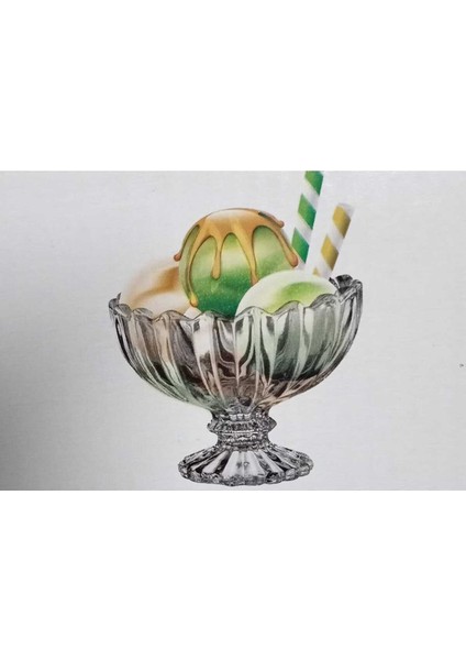 Turuncu 3'lü Dondurma Kasesi, Şık ve Kullanışlı Ev Dekoru ve Mutfak Aksesuarı