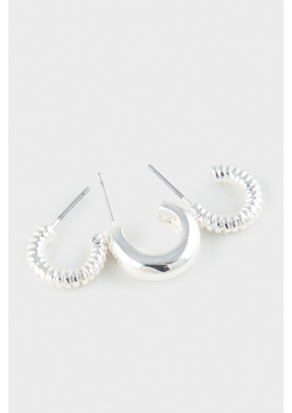 Kadın 6'lı Silver Küpe F5965AXNS modelleri