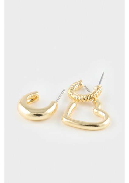 Kadın 6'lı Gold Halka Küpe F5965AXNS fiyatları