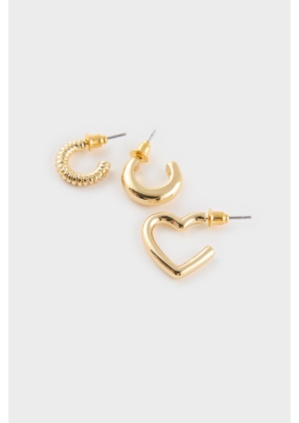 Kadın 6'lı Gold Halka Küpe F5965AXNS modelleri