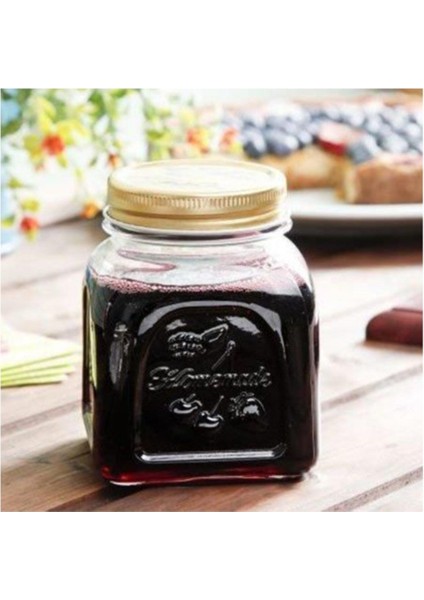 Beyaz El Yapımı Cam Kavanoz, Şık ve Kullanışlı Ev Dekorasyonu Için