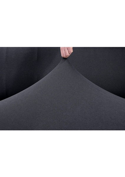 Gri Bal Peteği Lastikli Üçlü Koltuk Kılıfı, Koruma ve Dekorasyon Için Uygun modelleri