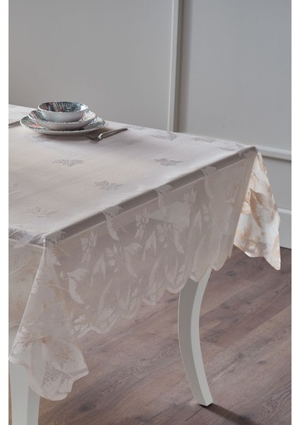 Bej Masa Örtüsü 145X240CM, Şık ve Dayanıklı Tasarım ile Evinizi Güzelleştirir indirimleri