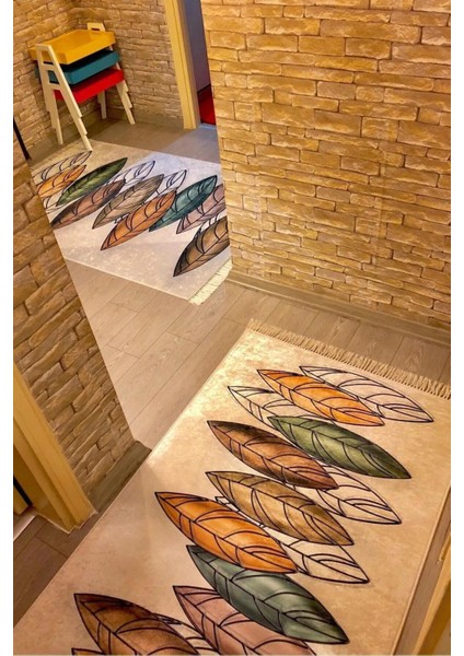 Yolluk Halı – Kaymaz Tabanlı, Yıkanabilir, Yumuşak Dokulu, Şık ve Dayanıklı Tasarım (Sonbahar Yolluk) fiyatları